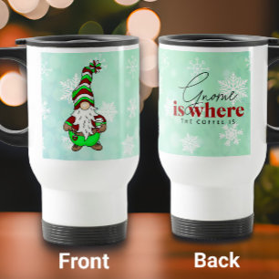 Gnome är där kaffet är Cute-jul Resemugg