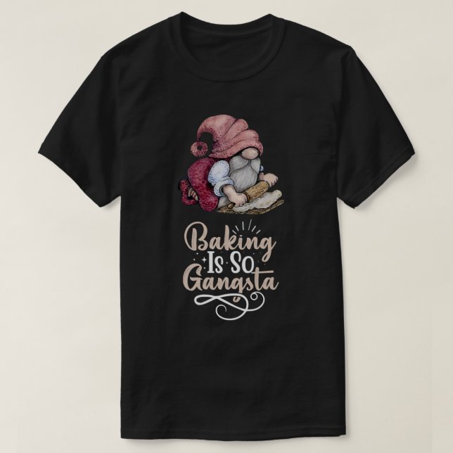 Gnome är så Gangsta T Shirt (Design framsida)