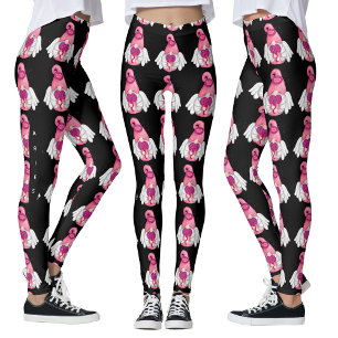 Gnome Aries Astrology Sign Angel Leggings
