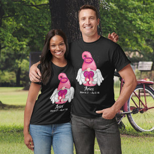 Gnome Aries Zodiac Astrology Sign Angel Unisex T Shirt