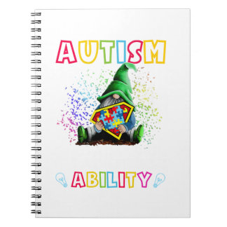 Gnome Autism Det är inte ett funktionshinder. Anteckningsbok