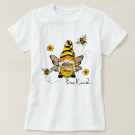 Gnome Bee Kind Solros Ladie's T-Shirt