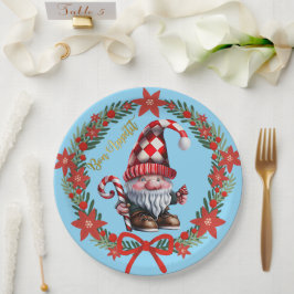 Gnome Bon Appétit Holiday Plate
