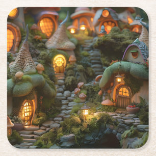 Gnome-byn Underlägg Papper Kvadrat