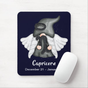 Gnome Capricorn Astrology Sign Angel Mouse Pad Musmatta