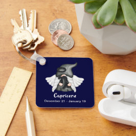 Gnome Capricorn Astrology Signel Keychain Nyckelring
