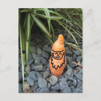 Gnome Carrot-vykort Vykort