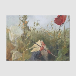 "Gnome Catching Butterflies" av Heinrich Schlitt