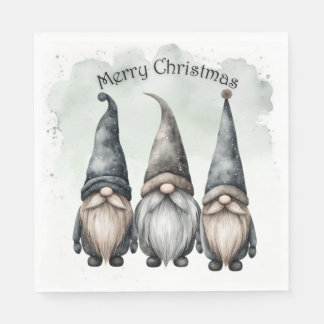 Gnome Christmas Napkins Pappersservett