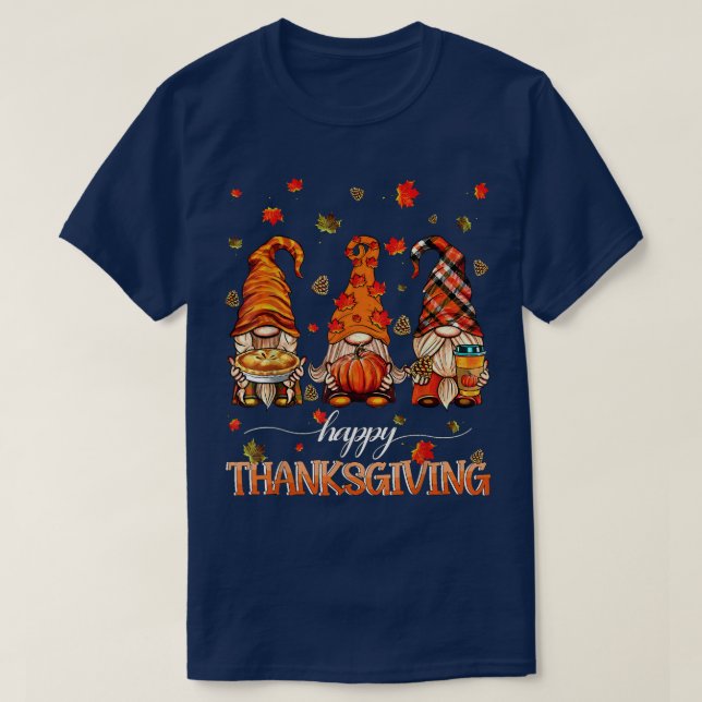 Gnome Costume Witch Halloween Candy Basket Pumpkin T Shirt (Design framsida)
