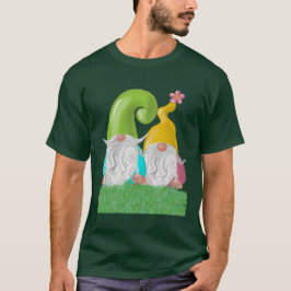 Gnome Couple i Grass Unisex T Shirt