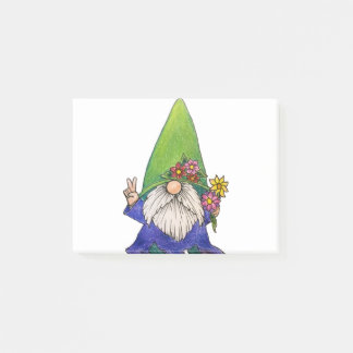 Gnome Day Hippy Post-it Block