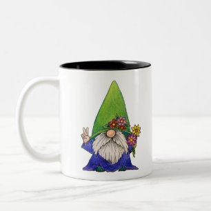 Gnome Day Hippy Två-Tonad Mugg