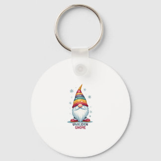 Gnome Enhörning Tröja Familj Matchande Jul Grupp Nyckelring