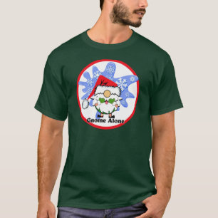 Gnome-Ensamen Den nunyaste julfilmen Parody Red-Gr T Shirt