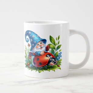 Gnome - Extra-storkat kaffe mugg Jumbo Mugg