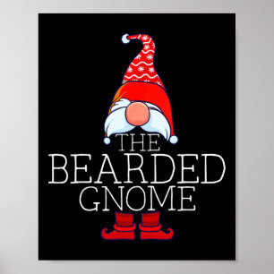 Gnome-familjens matchande gruppjulutställning poster