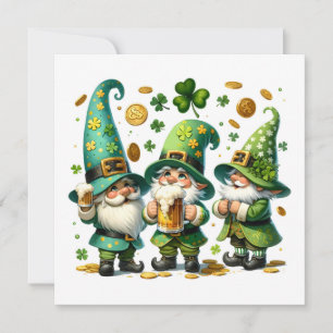 Gnome Festivity Julkort