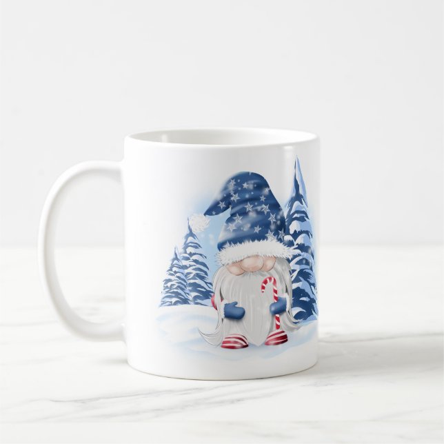 Gnome for christmas T-Shirt Kaffemugg (Vänster)