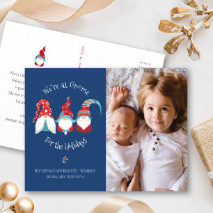 Gnome för Helgdagar Cute Roligt Elf-Anpassningsbar Helg Vykort