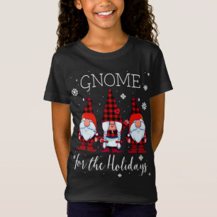 Gnome för Helgdagarna Buffalo Play 3 Gnomes Chri T Shirt