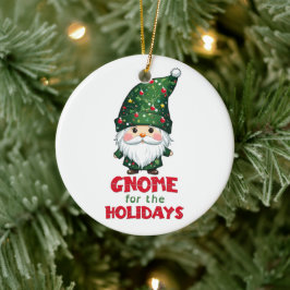 Gnome för Helgdagarna - fin och god jul Julgransprydnad Keramik