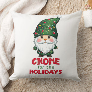 Gnome för Helgdagarna - fin och god jul Kudde