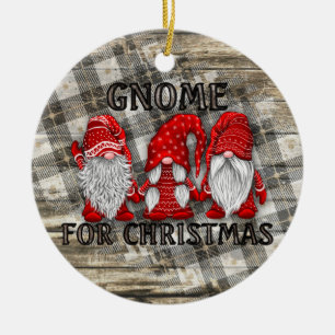 Gnome for jul Play Rustic Land Julgransprydnad Keramik