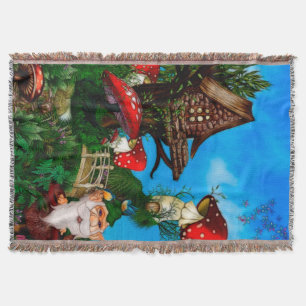 Gnome för min Garden Fantasy Art Mysfilt