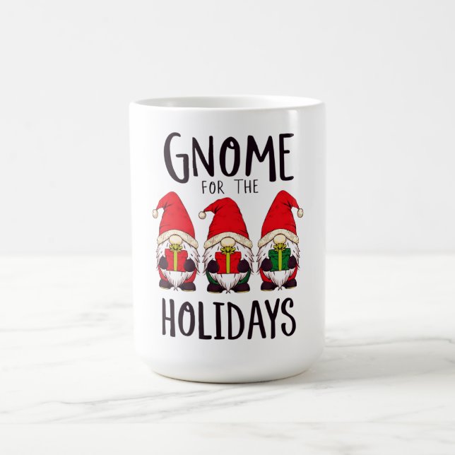 Gnome for the Holidays Christmas Mug Kaffemugg (Center)