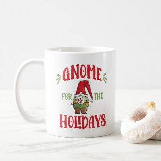 Gnome for the Holidays Cute Christmas  Kaffemugg