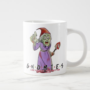 Gnome Friends Witch Zombie Jumbo Mugg