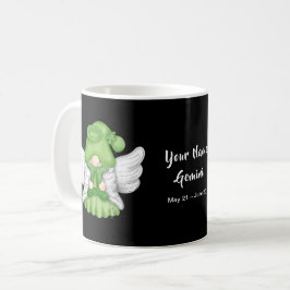 Gnome Gemini Astrology signera ditt namn Kaffemugg