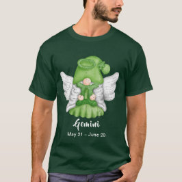 Gnome Gemini Zodiac Astrology Sign Angel Unisex T Shirt