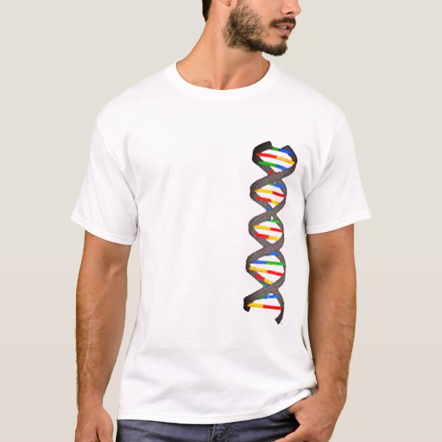 Gnome Genetics T-Shirt - DNA Garden Humor Tee (Framsida)