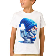 Gnome gladde sig åt sin toaletttid vid ett särskil