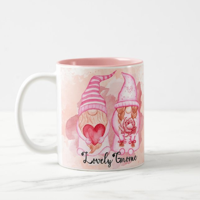 GNOME Glänsande Mugg, för Gnome-älskare, Kaffe Två-Tonad Mugg (Vänster)