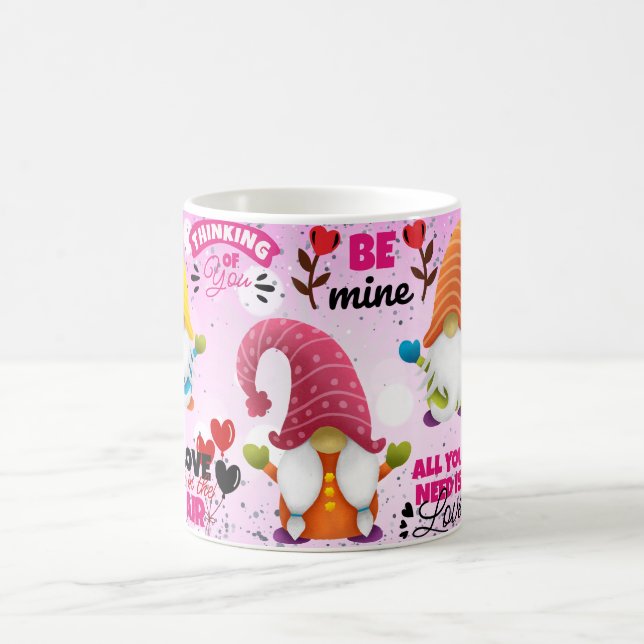 GNOME Glitter Gnistrande Mugg, för Gnome-älskare,  Kaffemugg (Center)