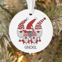 Gnome Gnoel jul Ornament