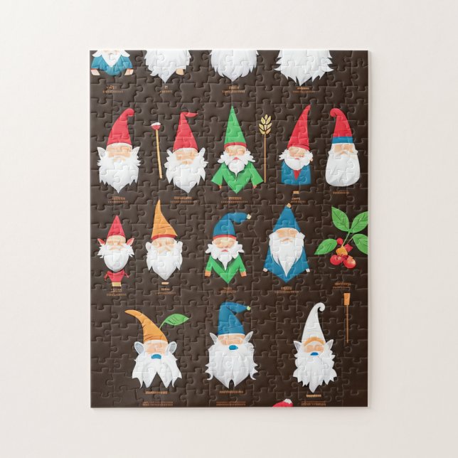 Gnome Grump Fest Puzzle - 252 Delar Pussel (Vertikal)