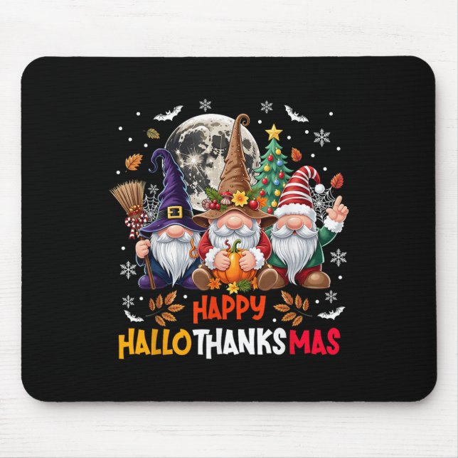 Gnome Hallothanksmas Halloween Thanksgiving Christ Musmatta (Framsidan)