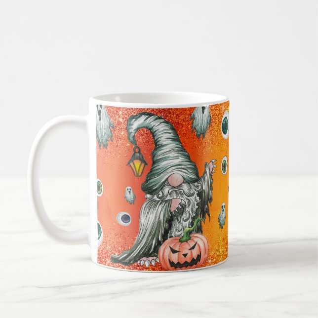 Gnome Halloween-mugg Kaffemugg (Vänster)