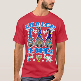 Gnome Hanukkah Funny Jewish Shalom (2)  T Shirt