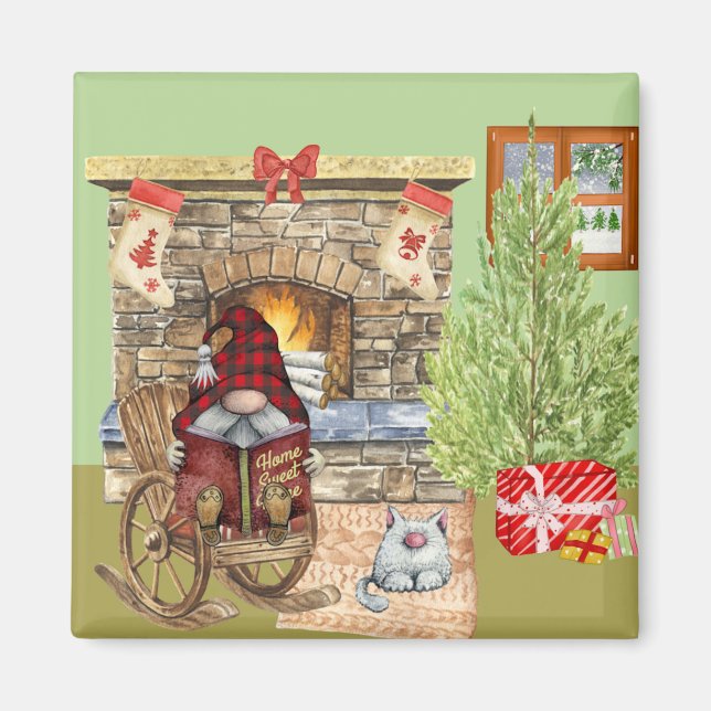 Gnome Home Magnet (Framsidan)