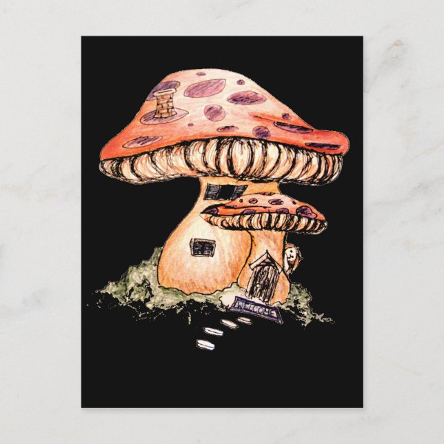 Gnome Home Vykort (Framsida)