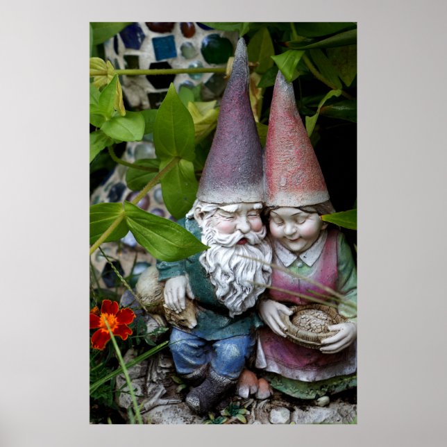 Gnome i Garden Poster (Framsidan)