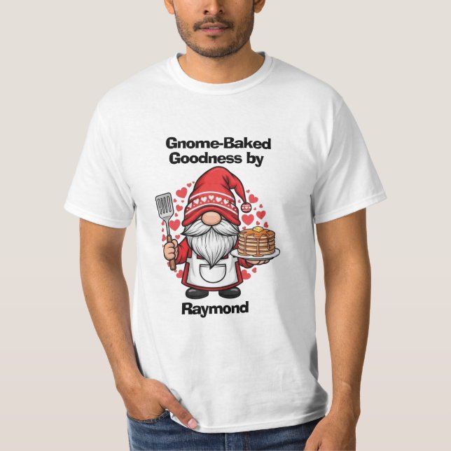 Gnome i hemmet t shirt (Framsida)