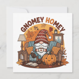 Gnome i säsong-pumprum inbjudningar