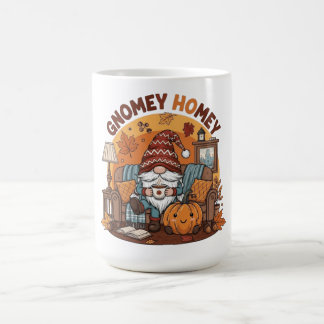 Gnome i säsong-pumprum kaffemugg