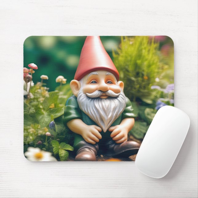 Gnome i Summer Garden Musmatta (Med mus)